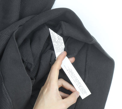 Zara Men's Charcoal Grey Pullover Hoodie Size XL Cotton Blend