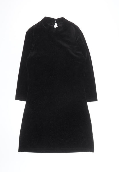 Forever 21 Women’s Black Velvet Bodycon Party Dress Size S