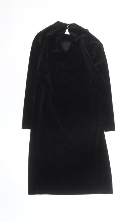 Forever 21 Women’s Black Velvet Bodycon Party Dress Size S