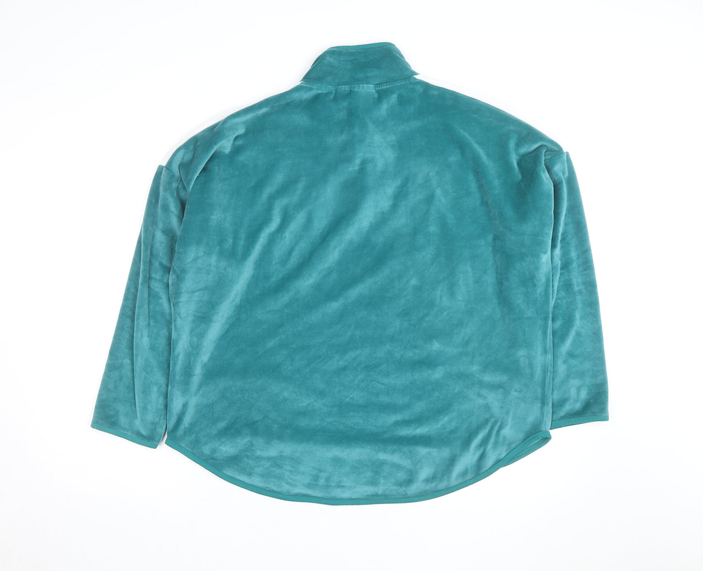 Squid Game Women Green 1/2 Zip Pullover Sweatshirt UK 10-12