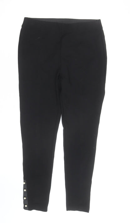 Roman Women’s Black Slim Fit Stretch Leggings Size 12