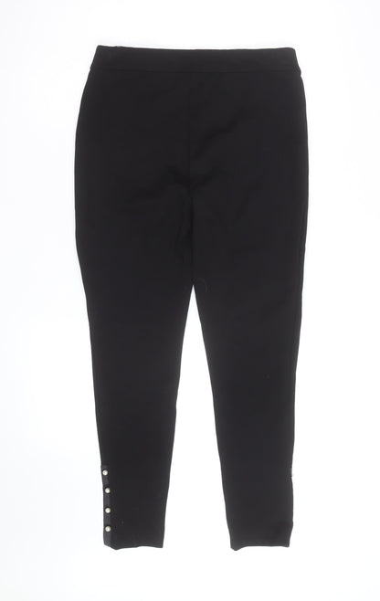 Roman Women’s Black Slim Fit Stretch Leggings Size 12