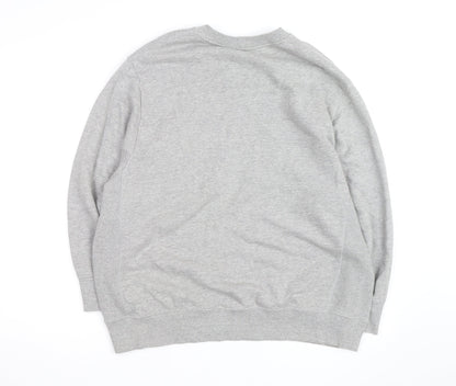 Zara Men’s Grey Harvard University Crew Neck Sweatshirt L