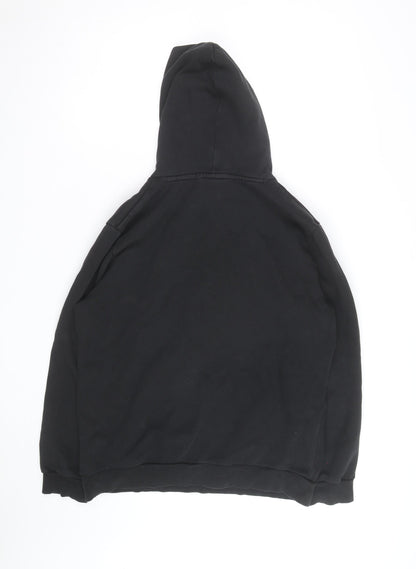Puma Men's Black Pullover Hoodie M Graphic Logo Casual Wear