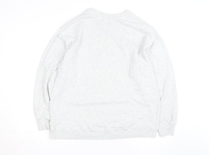 Hollister Men’s Grey Yosemite Graphic Pullover Sweatshirt M