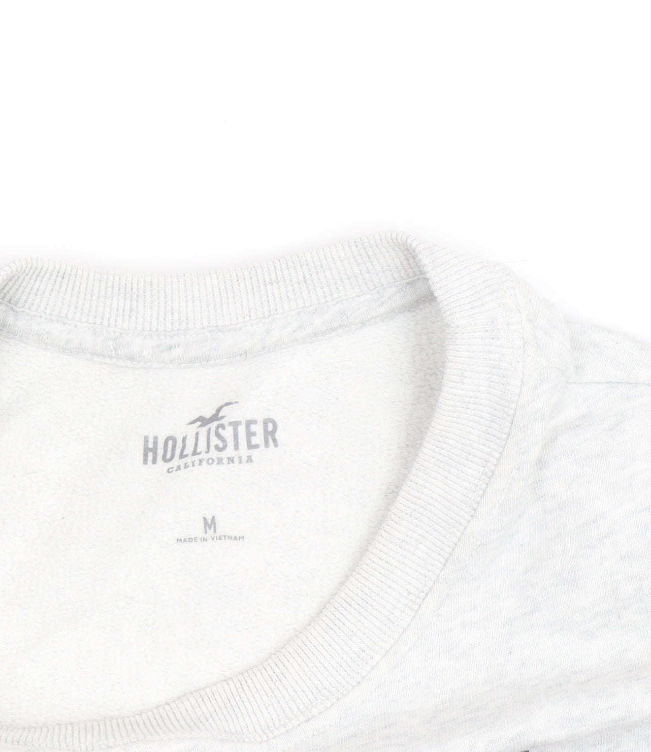 Hollister Men’s Grey Yosemite Graphic Pullover Sweatshirt M