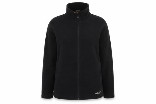 Gelert Women Black Fleece Full Zip Jacket Size 18 Regular Fit