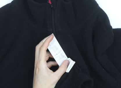 Gelert Women Black Fleece Full Zip Jacket Size 18 Regular Fit