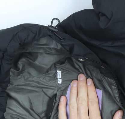 JXX Men Black XS Puffer Jacket Hooded Insulated Winter Coat