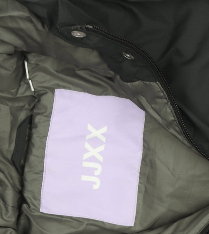 JXX Men Black XS Puffer Jacket Hooded Insulated Winter Coat