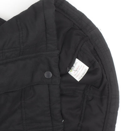 Voi Jeans Co. Men's Black XL Hooded Puffer Jacket Winter Casual