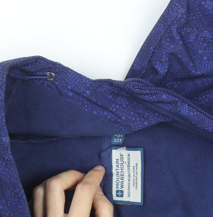 Mountain Warehouse Women's Blue Size 14 Softshell Hooded Jacket