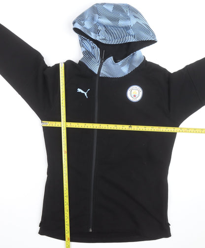Puma Men’s Black Manchester City Full Zip Hoodie Size S