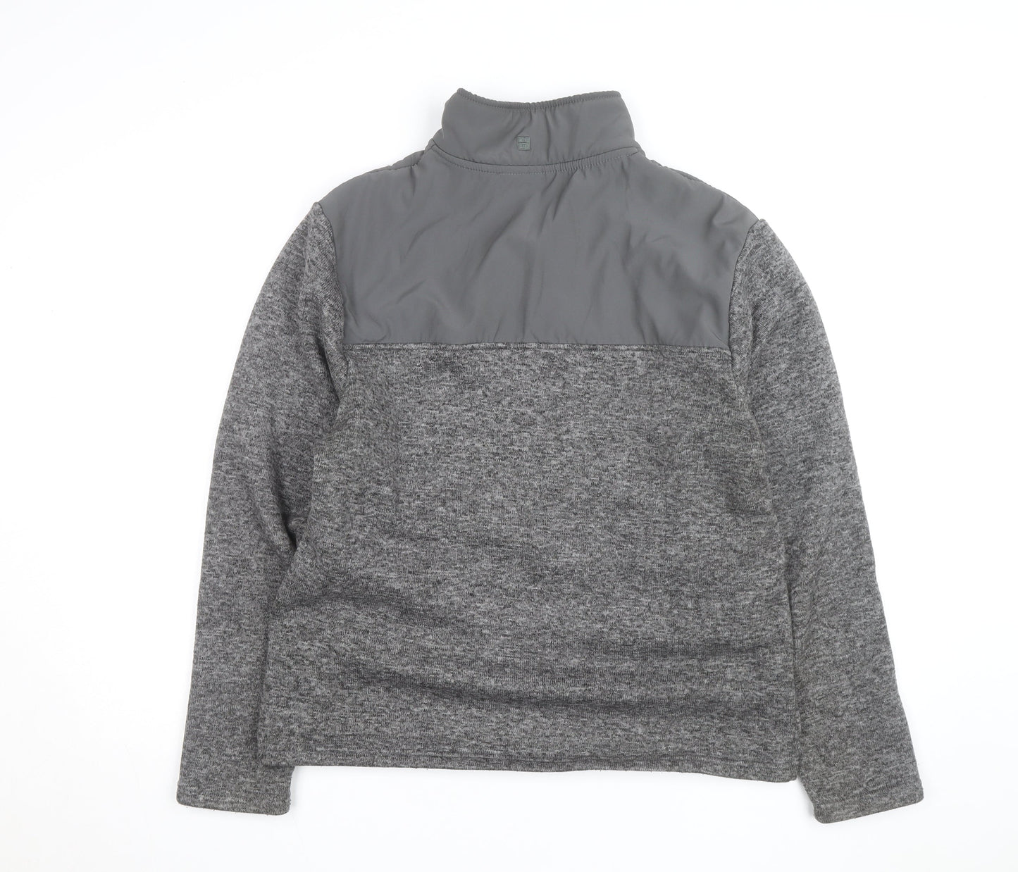 Mountain Warehouse Mens Grey Fleece 1/2 Zip Pullover Sweatshirt L