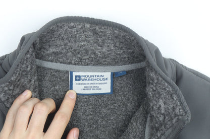 Mountain Warehouse Mens Grey Fleece 1/2 Zip Pullover Sweatshirt L