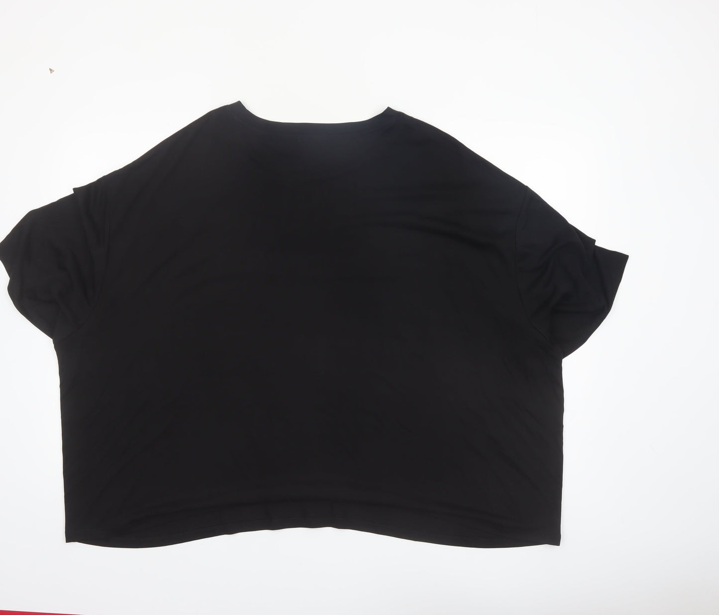 Simply Be Women’s Black Studded 'Lover' Relaxed Fit Plus Size 24 T-Shirt