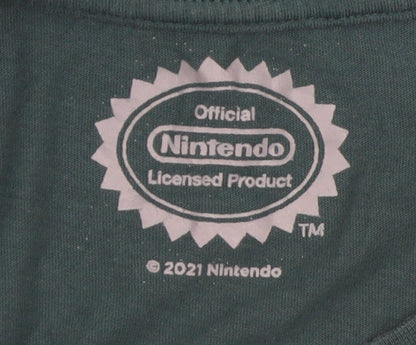 Nintendo Men Green Graphic Print The Legend of Zelda T-Shirt Size M