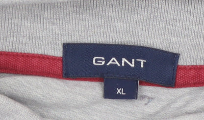 GANT Men’s Grey XL Cotton Elastane Polo Shirt