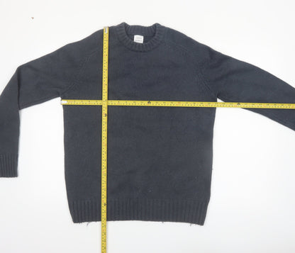 John Lewis Men’s Grey Wool Crew Neck Jumper M Regular Fit