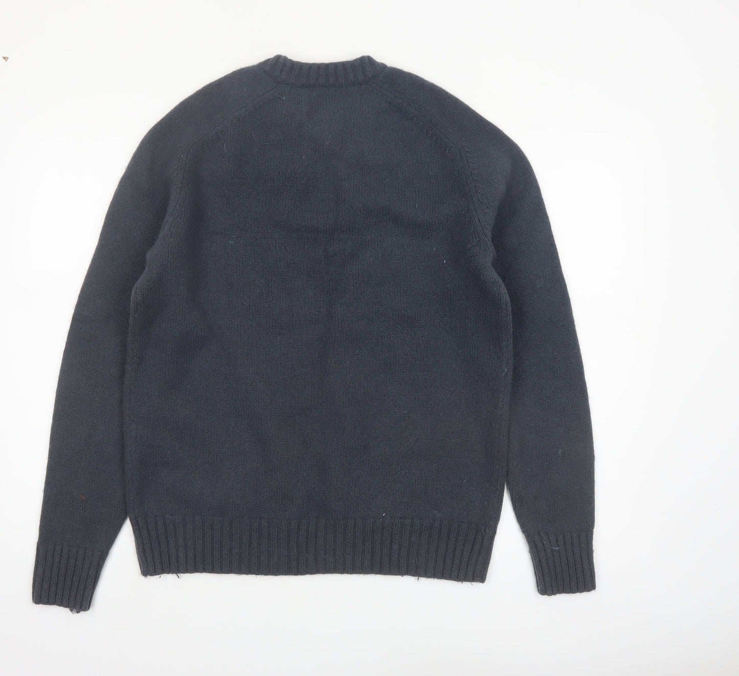 John Lewis Men’s Grey Wool Crew Neck Jumper M Regular Fit