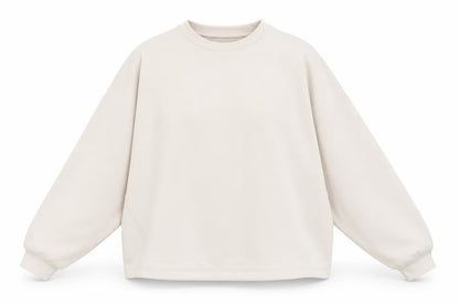 Nike Women Beige Dri-FIT Pullover Sweatshirt M Relaxed Fit