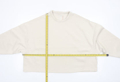 Nike Women Beige Dri-FIT Pullover Sweatshirt M Relaxed Fit