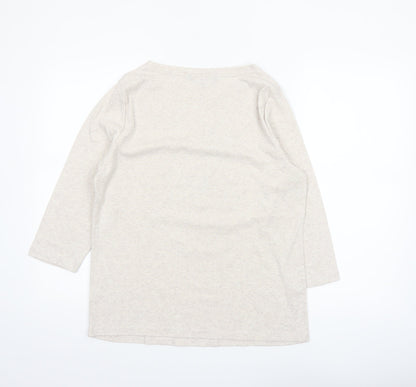 Bonmarché Women’s Beige Butterfly Print 3/4 Sleeve T-Shirt Size 16