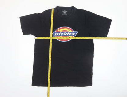 Dickies Men's Black Logo Graphic T-Shirt Size L