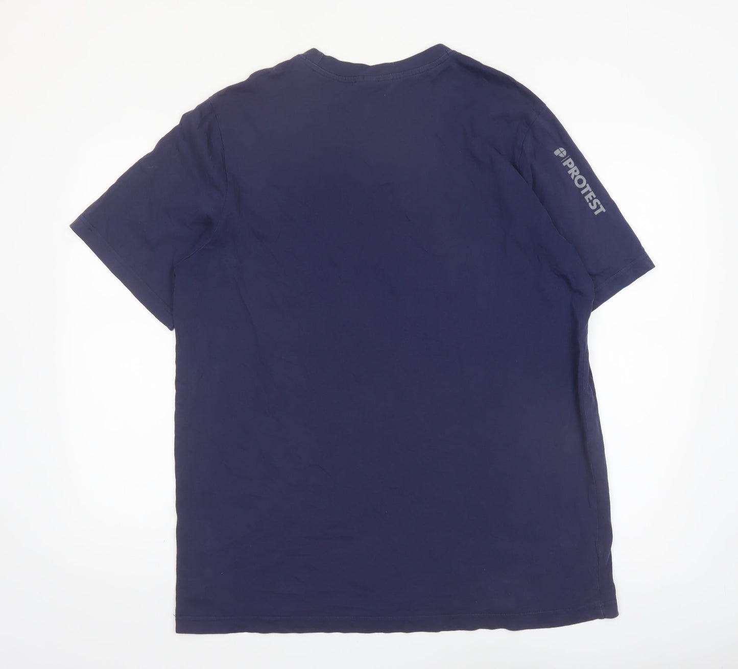 Protest Men's Blue XL Graphic Camper Van Regular Fit T-Shirt