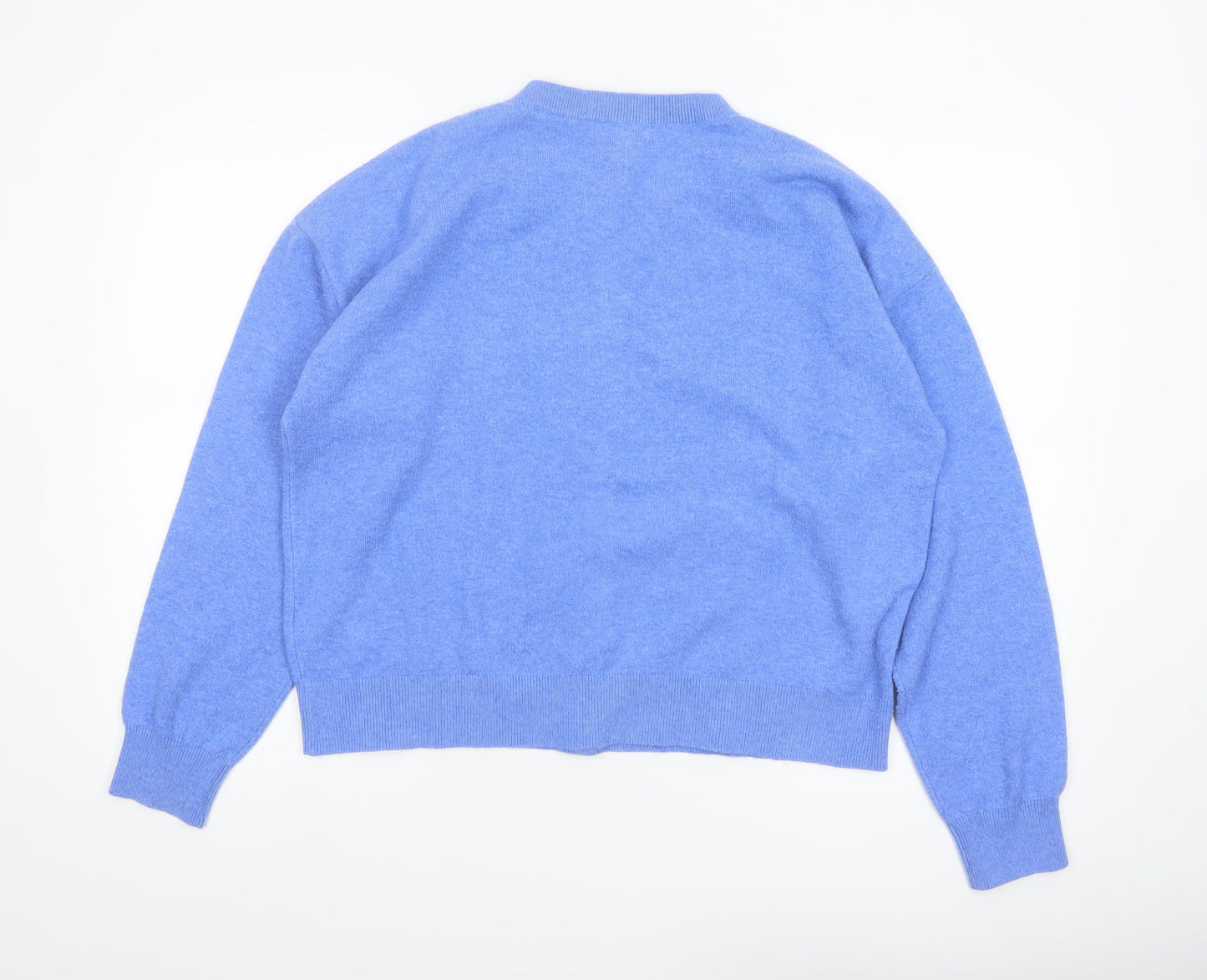 Marks and Spencer Women's Blue Button Front Cardigan L