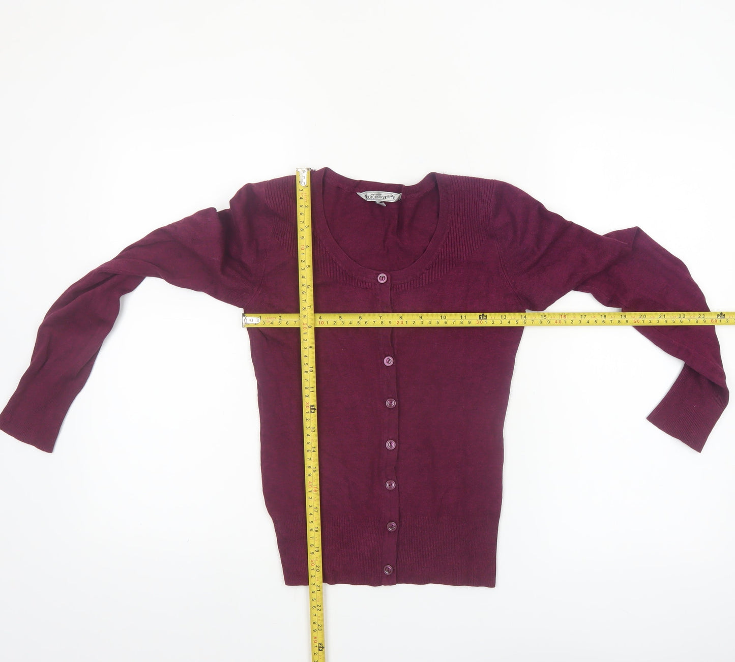Clockhouse Women's Purple Long Sleeve Cardigan Size S
