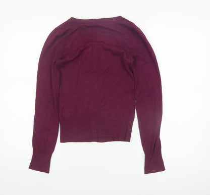 Clockhouse Women's Purple Long Sleeve Cardigan Size S