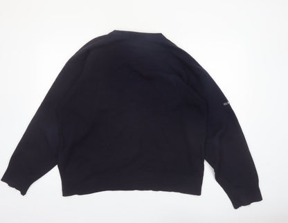 Glenmuir Women Black XL Lambswool Crew Neck Pullover Jumper