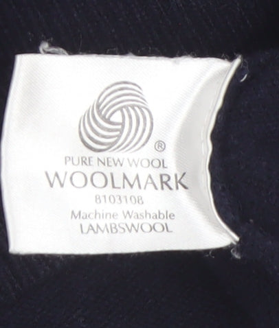 Glenmuir Women Black XL Lambswool Crew Neck Pullover Jumper