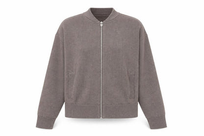Marks and Spencer Women Brown Full Zip Knit Jumper Size S