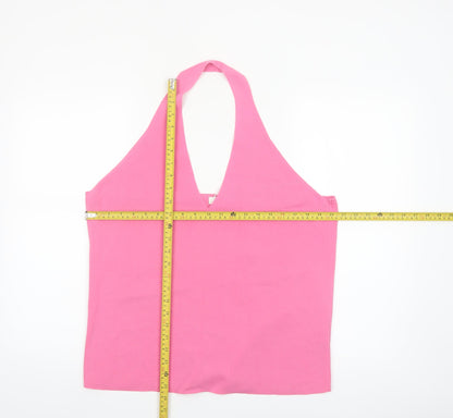Marks and Spencer Women’s Pink Halter Neck Camisole Tank Top Size 22
