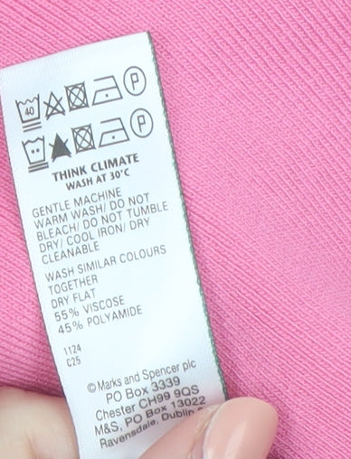 Marks and Spencer Women’s Pink Halter Neck Camisole Tank Top Size 22