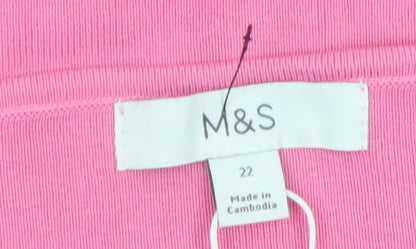 Marks and Spencer Women’s Pink Halter Neck Camisole Tank Top Size 22