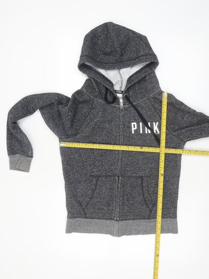 Victoria's Secret PINK Women's Grey Full Zip Hoodie Size S