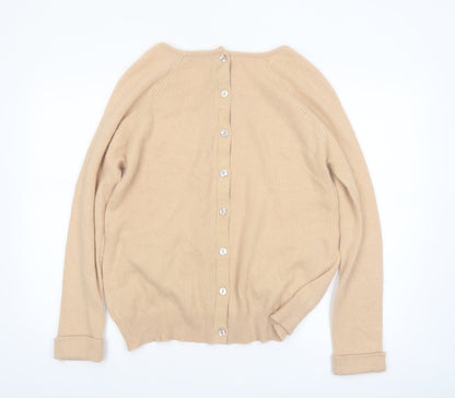 Mint Velvet Women's Beige Wool Angora Cardigan Size 16