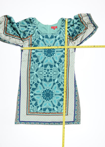 Derhy Women’s Multicoloured Silk Shift Dress Size S