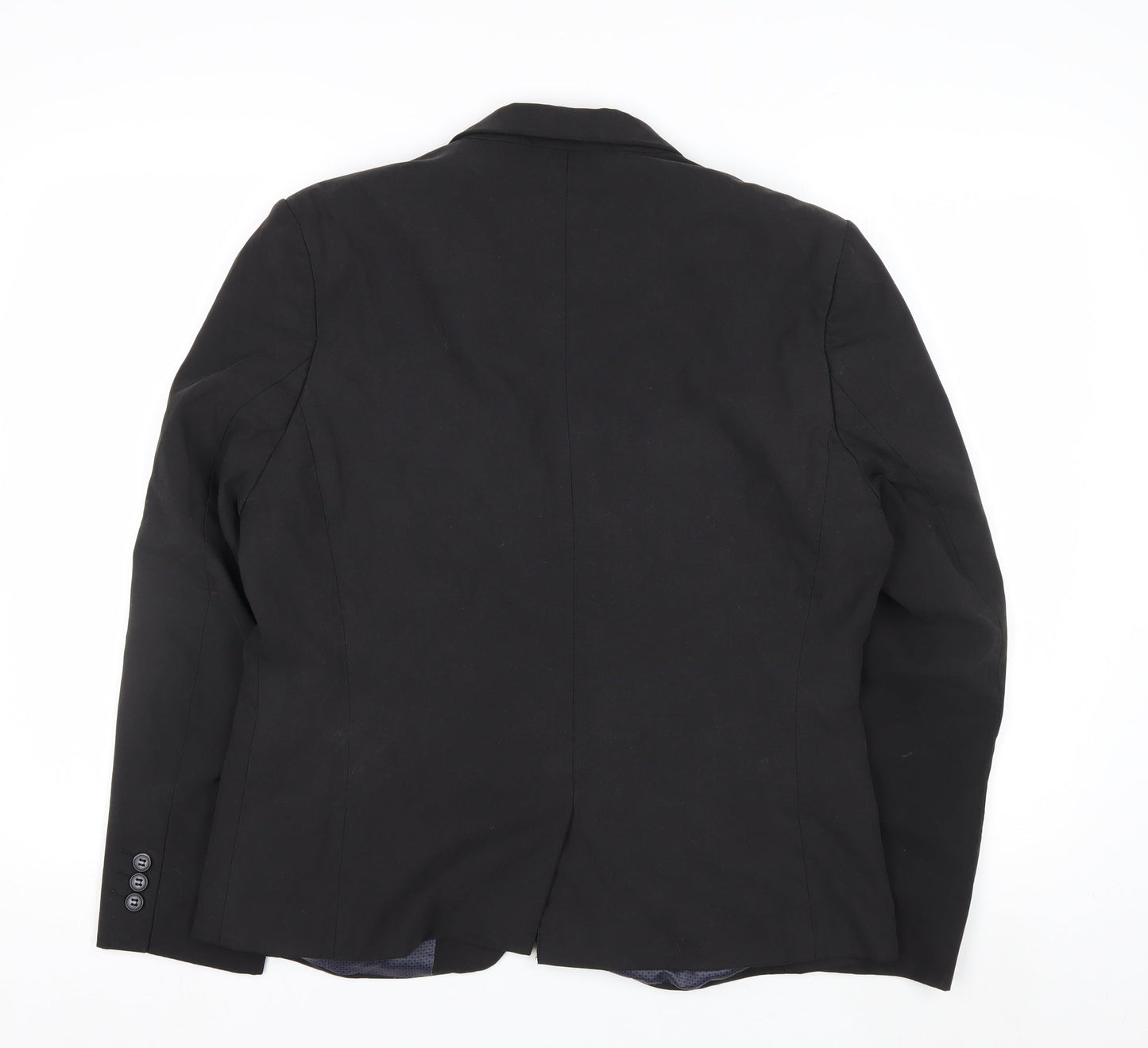 Brook Taverner Women's Black Single-Breasted Suit Jacket Size 14R