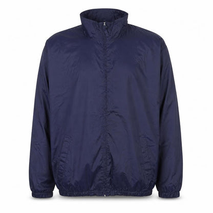 Michael Austin Men's Blue M Windbreaker Nylon Full Zip Jacket