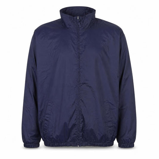 Michael Austin Men's Blue M Windbreaker Nylon Full Zip Jacket