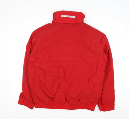 SLAM Men's Red XL Windbreaker Jacket Nylon Waterproof Lined Sportswear