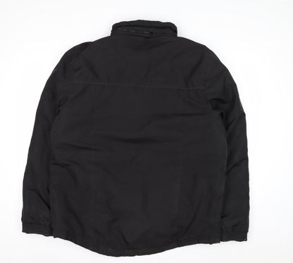 Slazenger Men's Black Medium Puffer Jacket Winter Coat
