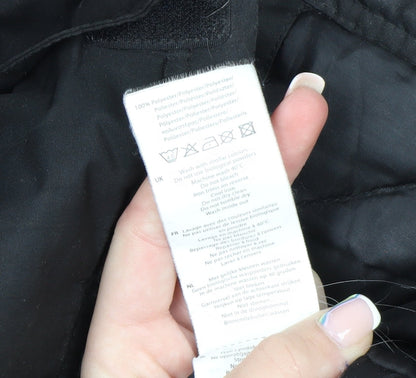 Slazenger Men's Black Medium Puffer Jacket Winter Coat