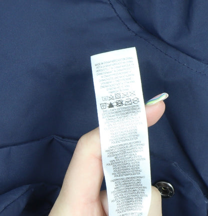 Primark Men’s Blue Hooded Padded Parka Jacket Size S