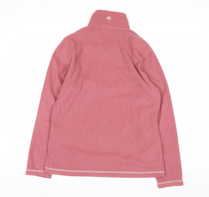 Craghoppers Women Pink 1/2 Zip Fleece Sweatshirt UK 12