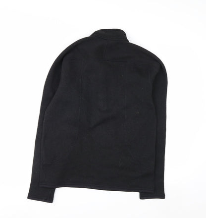 Patagonia Men's Black Fleece 1/2 Zip Pullover Sweatshirt Size M
